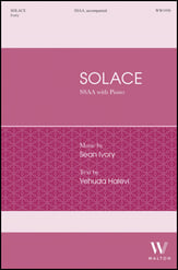 Solace SSAA choral sheet music cover